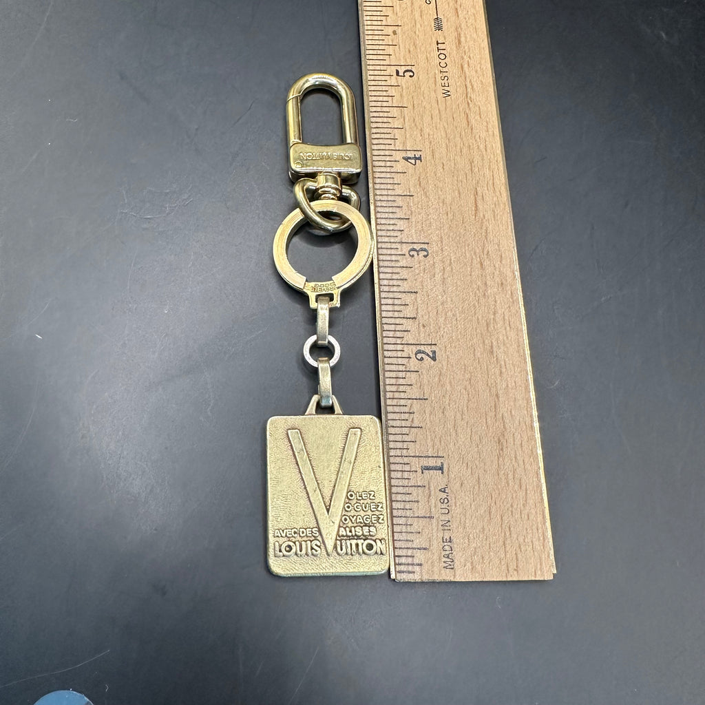 Authentic LV Louis Vuitton Malletier Keychain/Purse Charm