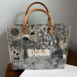 Dior shopping bag in vinyl cover