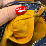 The Mini Falcon - Vintage LV in Blue Denim