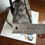 The Junco Crossbody - Vintage YSL in Giraffe Print with Black