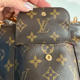 The Junco Crossbody - Vintage Monogram  LV in Vachetta