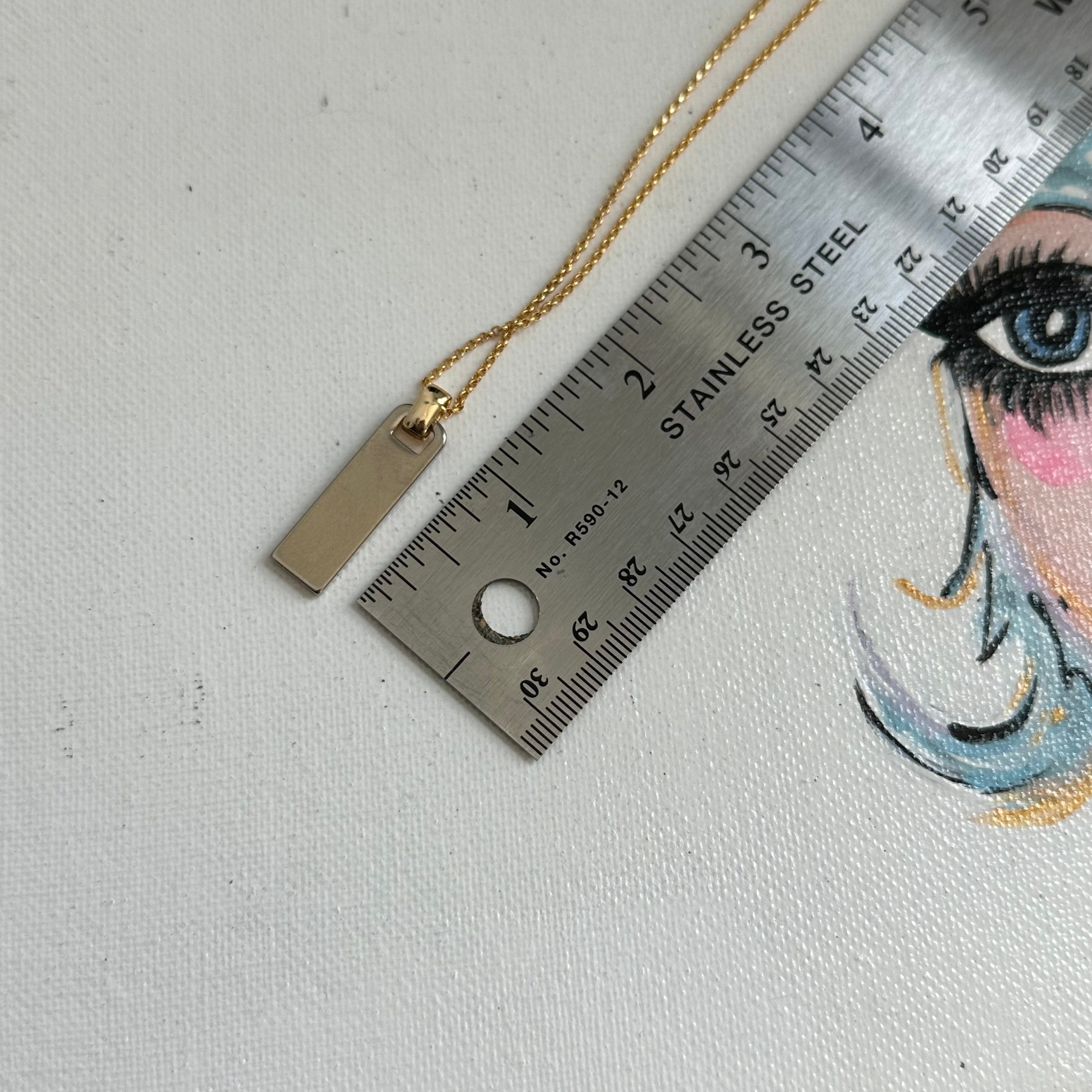 Upcycled Jimmy Choo Zipper Pull Necklace