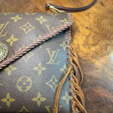 The Western Fringe Junco Crossbody - Vintage Monogram LV