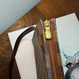 The Swan Crossbody - Vintage Damier Centenaire in Brown
