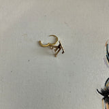 Larger LV Earrings - Simple Gold Hoops