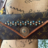 The Western Swan Crossbody - Vintage Monogram LV in Vachetta