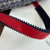 The Peacock Messenger - Gucci Canvas in Blue & Red