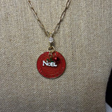 Upcycled LV Necklace