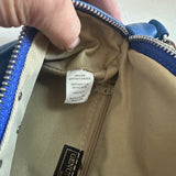 Royal Blue Leather Prada Tag Sling/Fanny Pack Bag