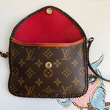 The Falcon Crossbody - Vintage Damier/Monogram Mix in Chocolate