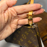 The Junco Wristlet - Upcycled LV Monogram