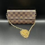 The Junco Wallet on Chain - Vintage LV in Damier Ebene