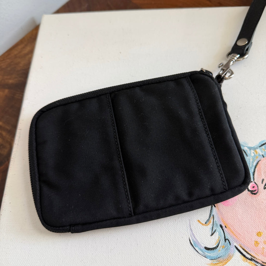 The Junco Wristlet - Vintage Gucci in Black Canvas