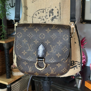 The Swift Crossbody - Vintage Monogram in Black