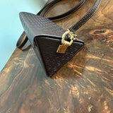 The Weebill Crossbody - Vintage Gucci in Brown (Larger Version) w/Magnetic Snap