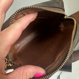 The Parrot Crossbody - Monogram in Brown