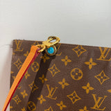 LOUIS VUITTON Monogram Garment Bag Insert with Leather Strap