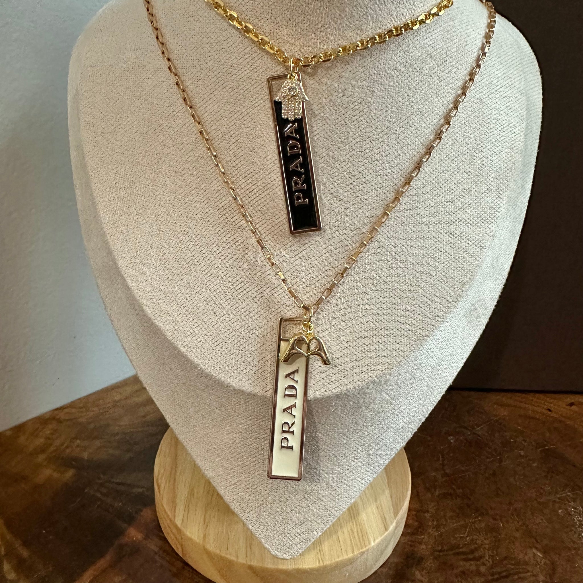 Upcycled Prada Zipper Pull Necklace – Beauty Bird Vintage