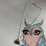 Upcycled Louis Vuitton Charm Necklace