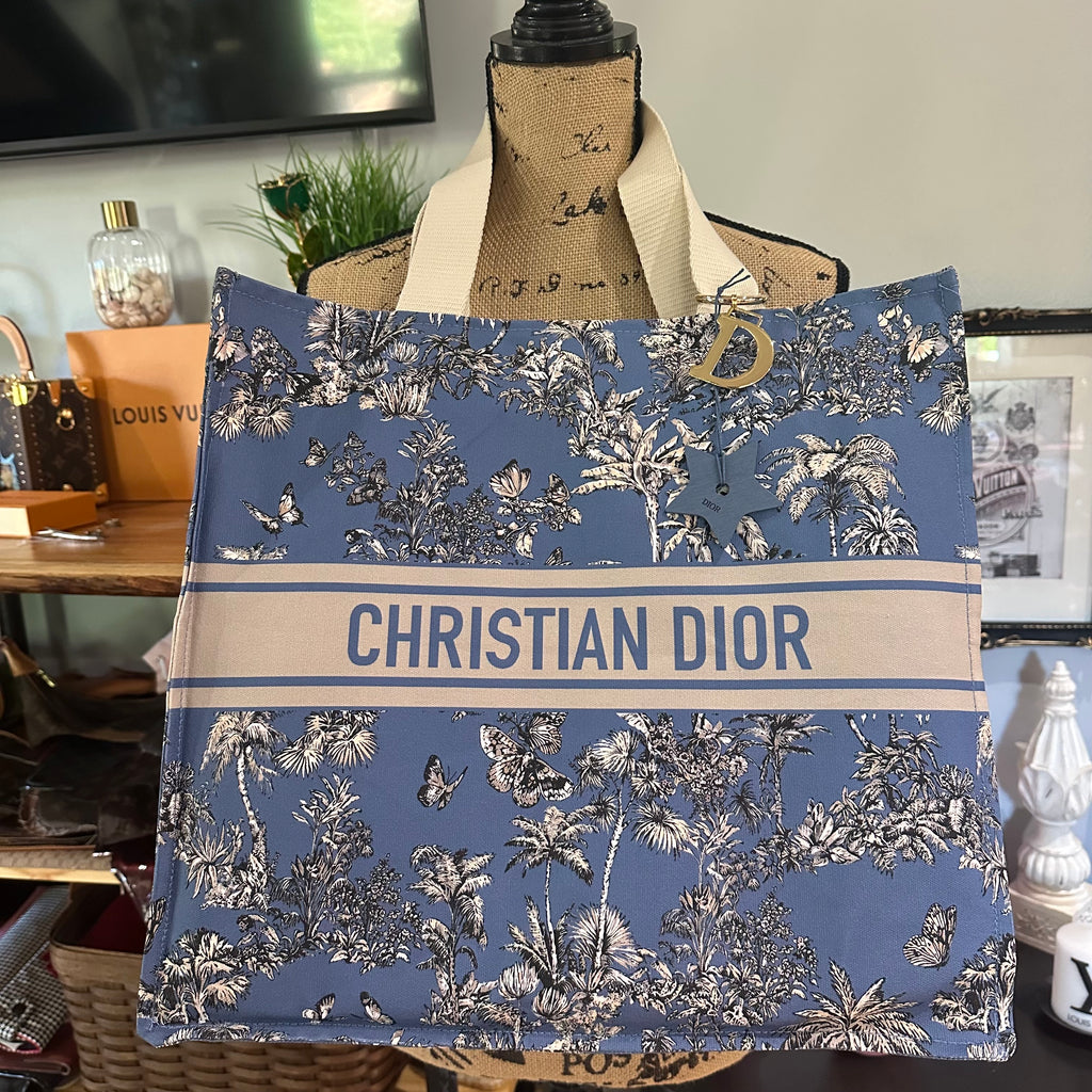 The Tote Bag - Canvas Dior in Blue