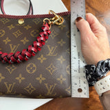 The Swan Crossbody - Vintage LV Monogram in Burgundy