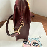 The Junco Crossbody - Vintage Cartier in Bordeaux