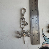Dragonfly Bag Charm with Gucci or LV Rivets