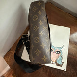 The Swift Crossbody GM - Vintage Monogram in Black