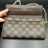 The Junco Wallet on Chain - Vintage LV in Damier Ebene