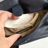The Peacock Crossbody - Vintage Suede Jimmy Choo in Navy