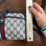 The Junco Crossbody - Vintage Gucci GG Crossbody in Navy