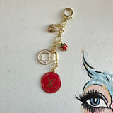 Upcycled LV Bag Charm