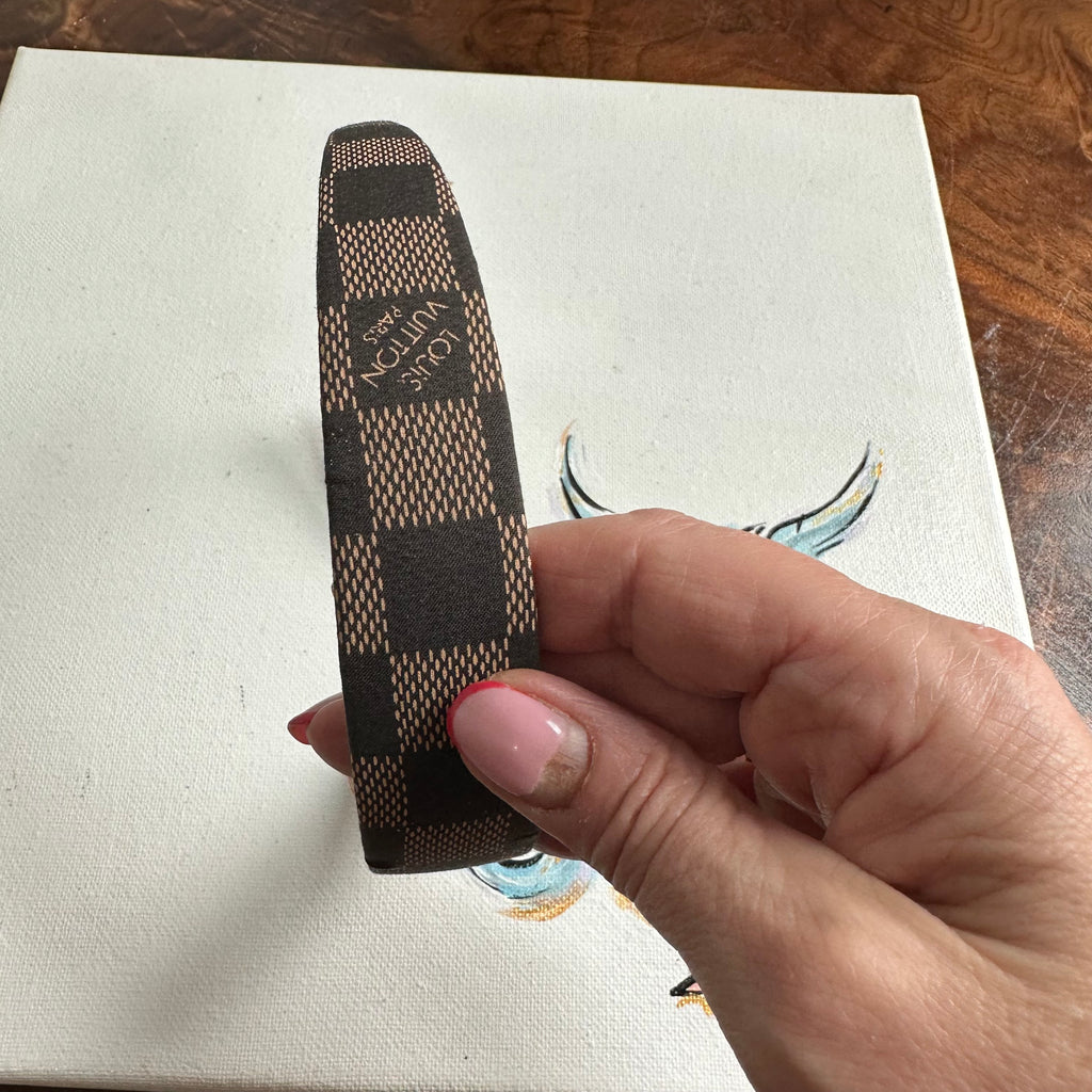 Upcycled LV Headbands