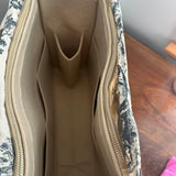 The Tote Bag - Canvas Dior in Cream/Graphite