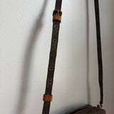 The Sparrow Crossbody Bag - Vintage LV Monogram  in Vachetta