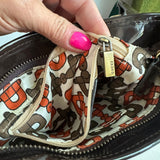 The Swan Messenger - Vintage Imprime Gucci in Brown