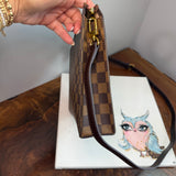 The Swan Crossbody - Vintage Damier Centenaire in Brown