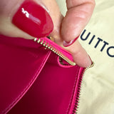 The Junco Shoulder Bag - Upcycled LV Vernis in Rose Pop