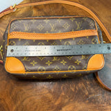 The Sparrow Crossbody - Vintage Monogram in Vachetta with Braiding