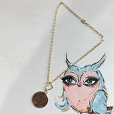 Repurposed LV Necklace