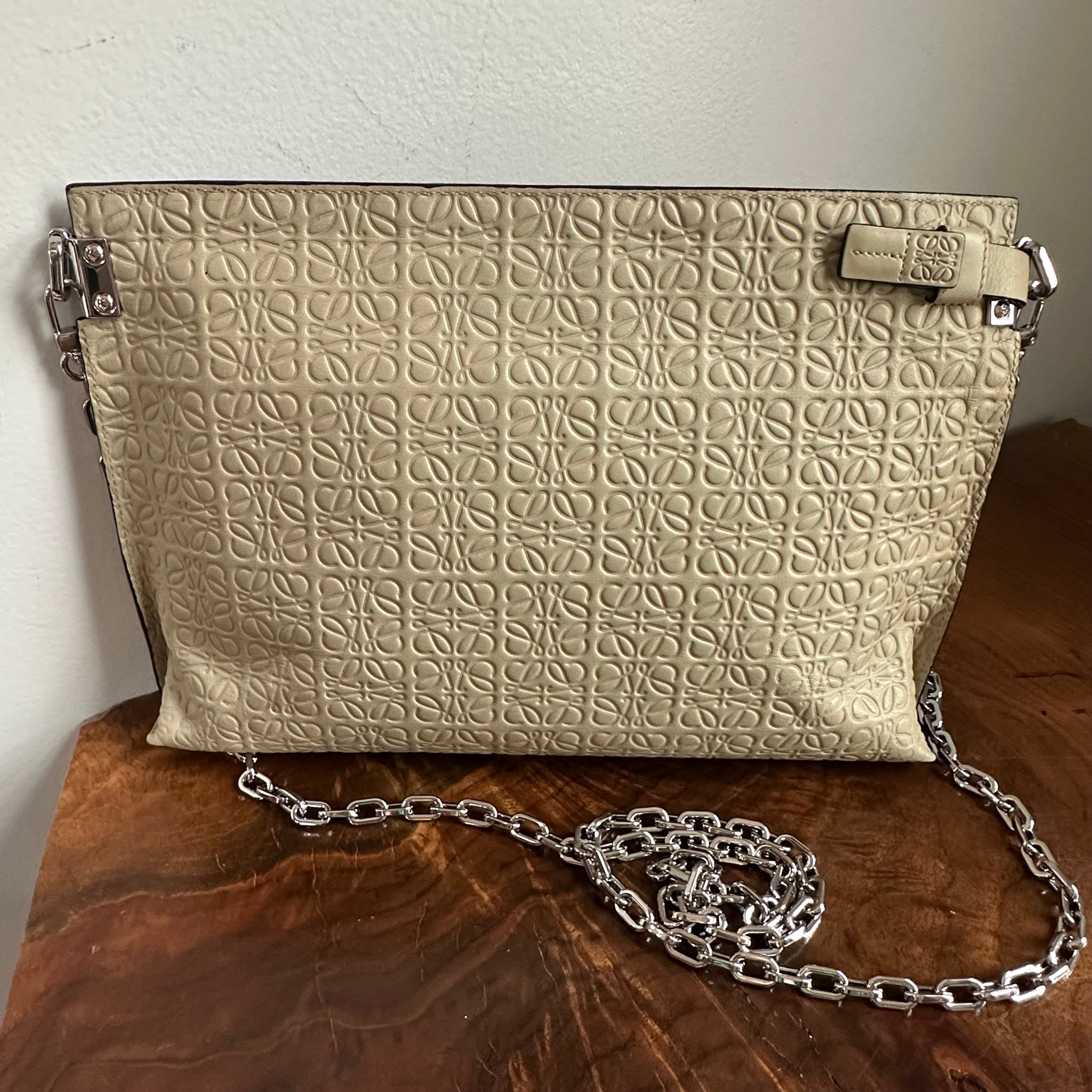 The Junco Crossbody - Vintage Loewe Anagram Beige