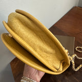 The Junco Crossbody/Belt Bag - Vintage Gucci Horsebit in Yellow Suede