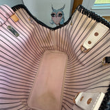 The Dog/Cat Carrier in Vintage LV Monogram (black)