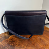 The Swan - Vintage Gucci GG Crossbody/Shoulder/Clutch Bag in Navy Leather