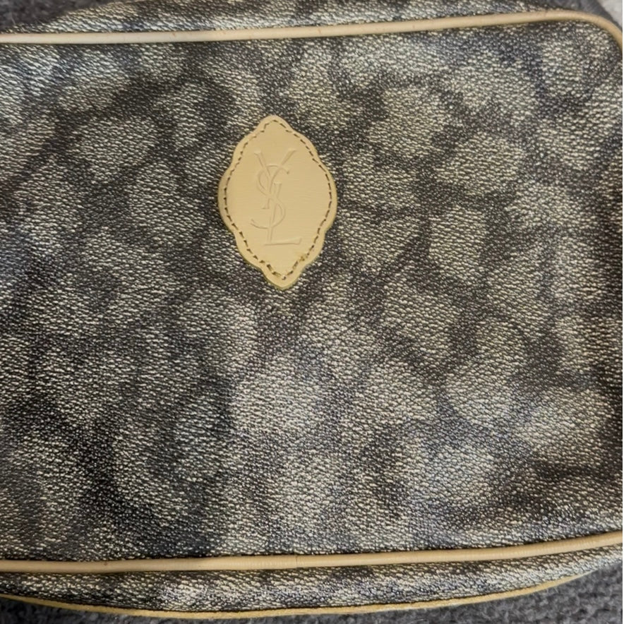 The Junco Crossbody - Vintage YSL in Giraffe Print