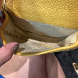 The Junco Crossbody/Belt Bag - Vintage Gucci Horsebit in Yellow Suede