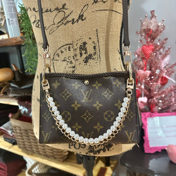 The Cygnet Crossbody - Vintage LV Monogram in Chocolate