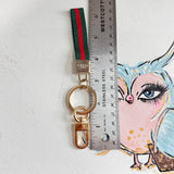 Authentic GG Zipper Pull Keychain