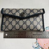 The Junco Wallet - Navy Vintage Gucci GG