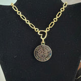 Upcycled LV Necklace